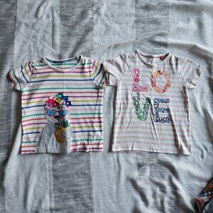 Mini boden size 3/4 shirt bundle